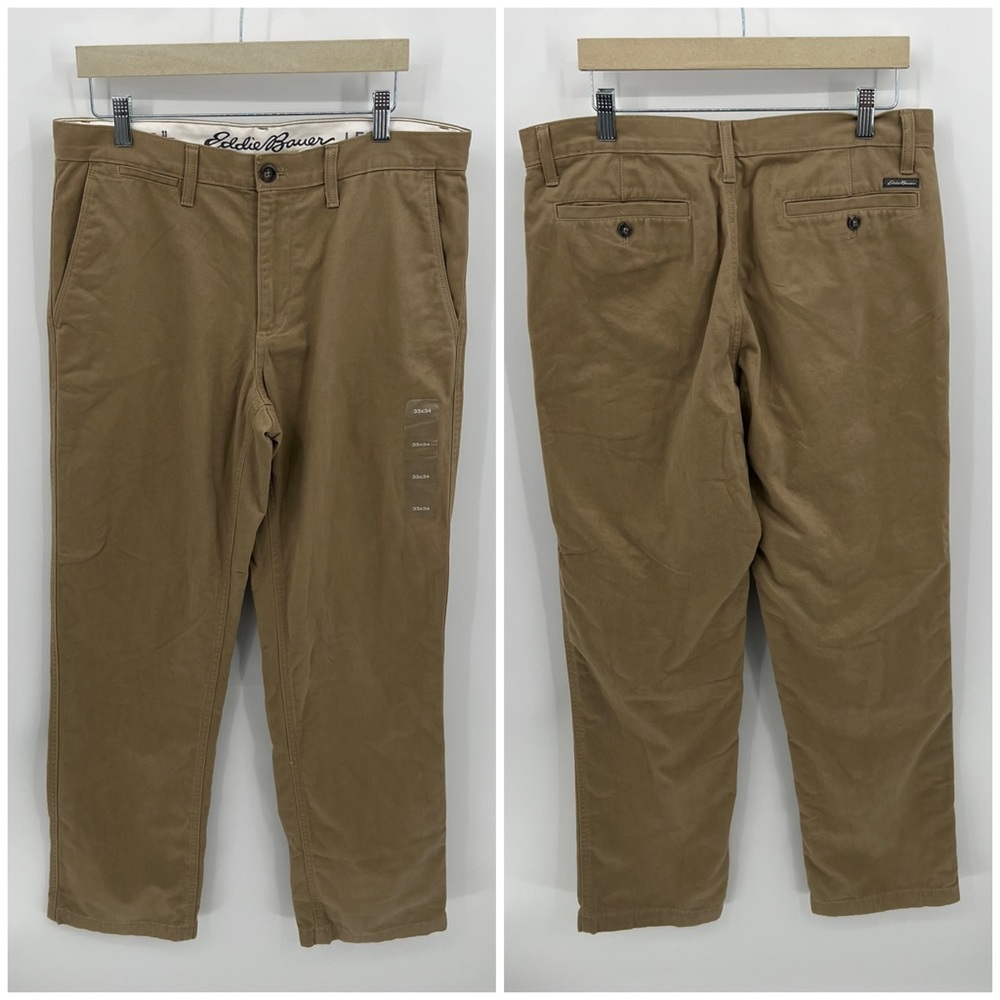 Eddie Bauer classic fit flannel lined pant